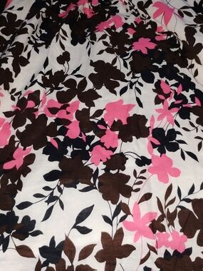 Speechless Pink and Brown Floral Midi Dress